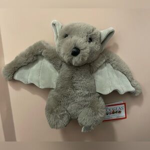 Douglas Flappie Bat Plush Toy Stuffed Animal Gray 8” Soft Halloween Cute Cuddle